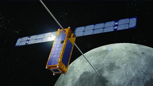 Artist's impression of the nano-satellite designed to map the early universe. 