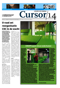 Voorzijde van magazine: Cursor 14 - 14 december 2006