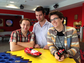 Wout, Sako (sip) en Bor. Wout, Sako (sip) en Bor.