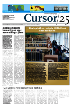 Voorzijde van magazine: Cursor 25 - 22 maart 2007