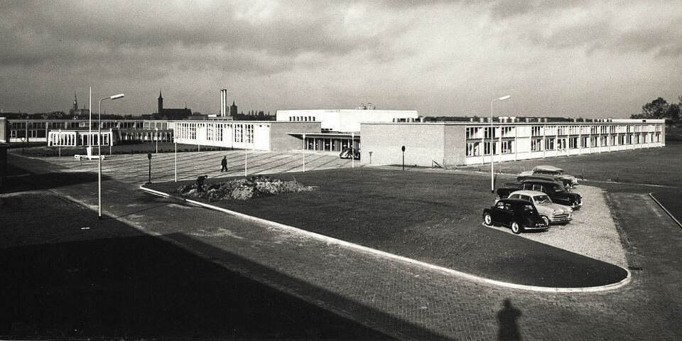Het Paviljoen kort na oplevering in 1957. Archieffoto | Martien Coppens
