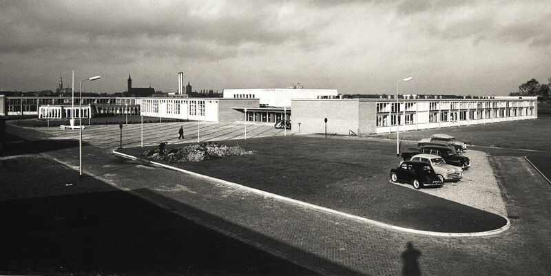 Het Paviljoen kort na oplevering in 1957. Archieffoto | Martien Coppens