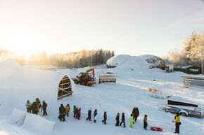 Finse schoolkinderen op bezoek. Foto | Thomas Meijerman