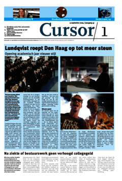 Voorzijde van magazine: Cursor 01 - 9 september 2004
