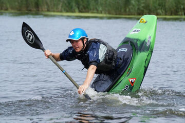Irene Kaashoek in actie.