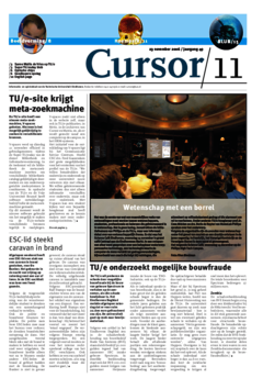 Voorzijde van magazine: Cursor 11 - 23 november 2006