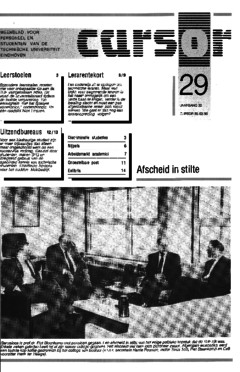 Voorzijde van magazine: Cursor 29 - 30 maart 1990