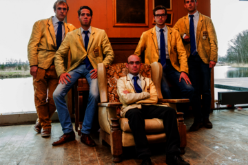 Daniel Playford, Arlan Smit, Marc Hummelink, Frank Tijdink en Felix van de Donk (vlnr).