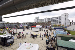 Overzicht Ketelplein tijdens DDW. Foto | Bart van Overbeeke Foto | Bart van Overbeeke