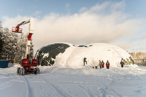 Sneeuw verwijderen. Foto | Thomas Meijerman