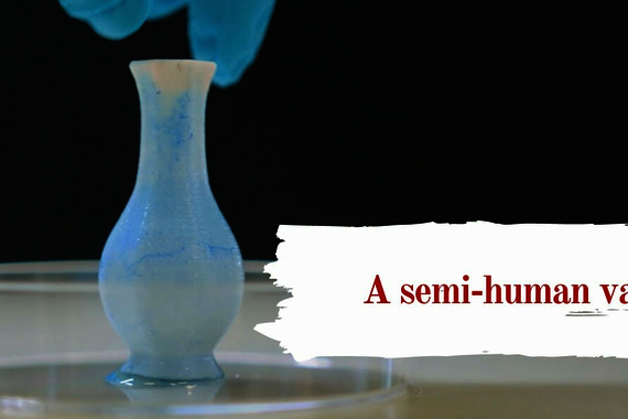 Video on the 'semi-human vase', connecting art and science. Video | TU Eindhoven