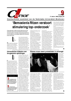 Voorzijde van magazine: Cursor 09 - 17 oktober 1996