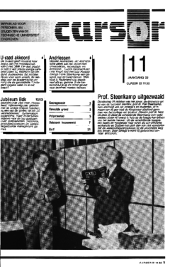 Voorzijde van magazine: Cursor 11 - 2 november 1990
