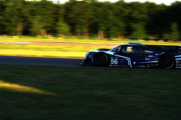 InMotion’s electric race car takes to the track