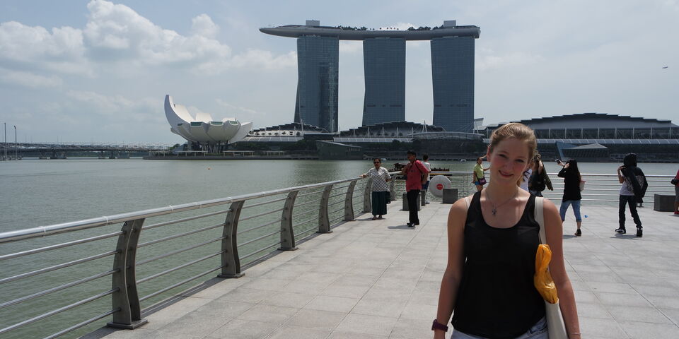 Marina Bay Sands Hotel.
