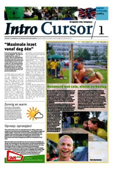 Voorzijde van magazine: IntroCursor 1 - 18 augustus 2009