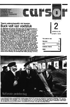 Voorzijde van magazine: Cursor 2 - 31 augustus 1990