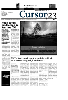 Voorzijde van magazine: Cursor 23 - 17 februari 2000