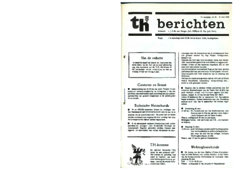 Voorzijde van magazine: TH berichten 31 - 21 mei 1965