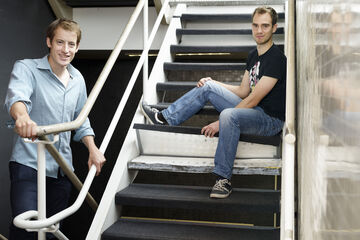 Bart Wolfs (links) en Nick Hermans. Foto | Bart van Overbeeke
