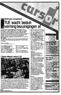 Voorzijde van magazine: Cursor 9 - 17 oktober 1986