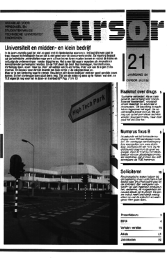 Voorzijde van magazine: Cursor 21 - 24 januari 1992