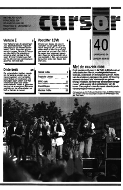 Voorzijde van magazine: Cursor 40 - 26 juni 1992