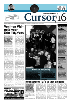 Voorzijde van magazine: Cursor 16 - 8 januari 2004