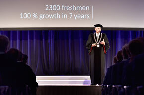 Rector Frank Baaijens. Foto | Bart van Overbeeke