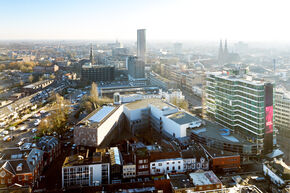 Uitzicht vanuit The Student Hotel. Foto | Bart van Overbeeke