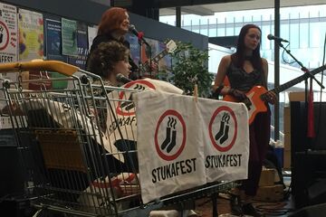 Promotie voor StukaFest in het Auditorium. Foto | Redactie Cursor
