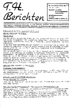 Voorzijde van magazine: TH berichten 34 - 24 mei 1961