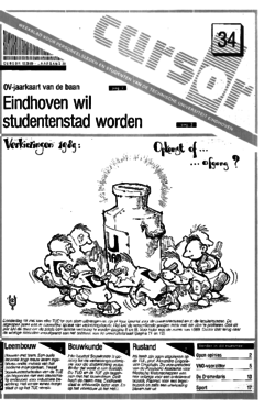 Voorzijde van magazine: Cursor 34 - 12 mei 1989