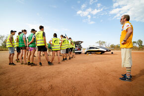 Time for a team meeting. Photo | Bart van Overbeeke