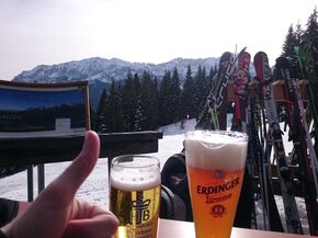 Een weekend skiën in Garmisch-Partenkirchen.