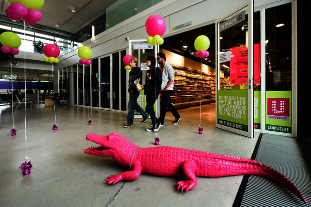 Lots and lots of gum in new university supermarket