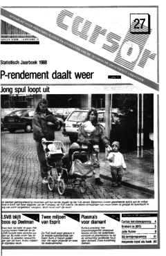 Voorzijde van magazine: Cursor 27 - 10 maart 1989