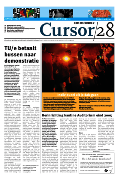 Voorzijde van magazine: Cursor 28 - 21 april 2005