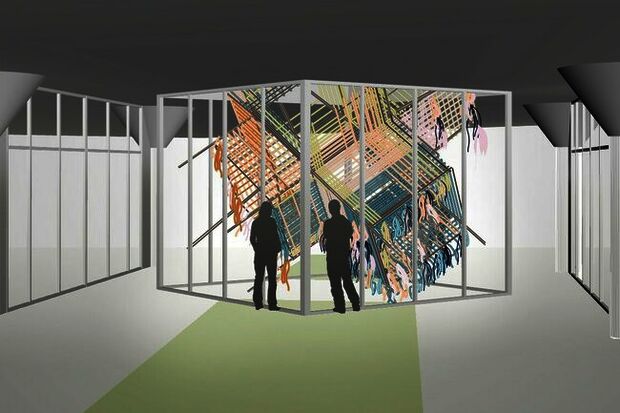 Hella Jongerius weaves 9-meter high artwork for Neuron