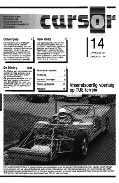 Voorzijde van magazine: Cursor 14 - 23 november 1990