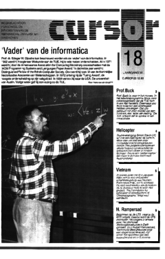 Voorzijde van magazine: Cursor 18 - 23 december 1993