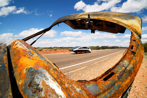 Stella Vie in de Australische outback. Foto | Bart van Overbeeke