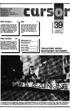 Voorzijde van magazine: Cursor 39 - 15 juni 1990