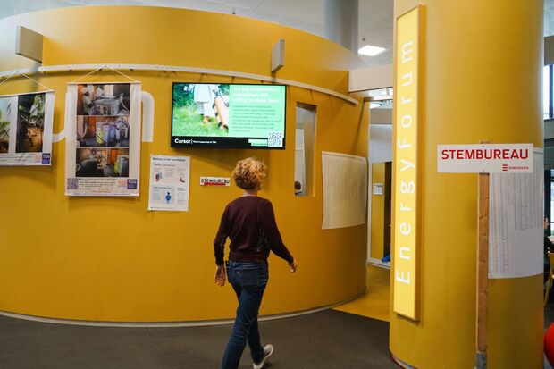 Results polling station MetaForum: here too, D66 the winner