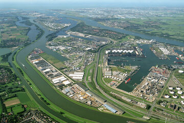 De Rotterdamse haven.