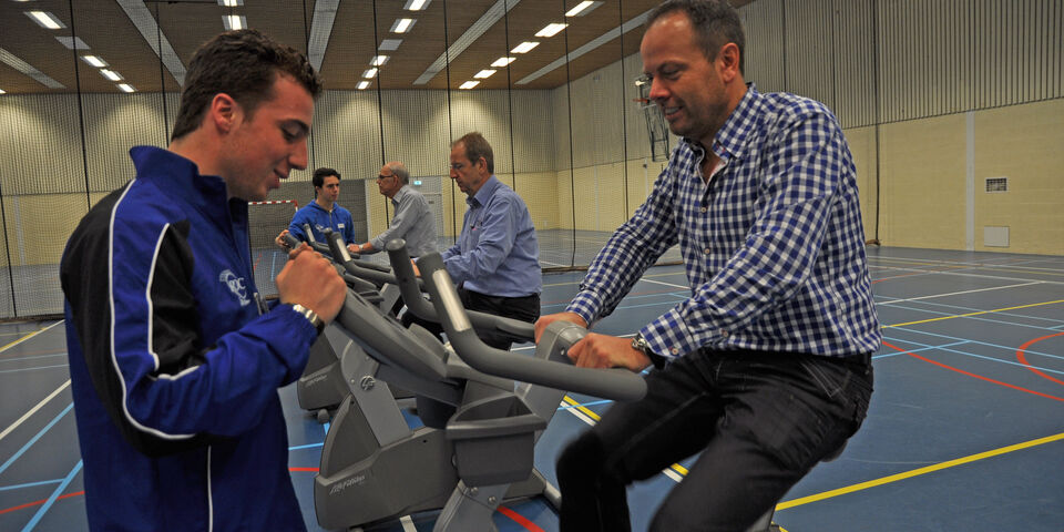 Maurice Soudant instrueert Marc Rosmalen.