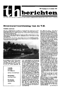 Voorzijde van magazine: TH berichten 7 - 13 oktober 1967