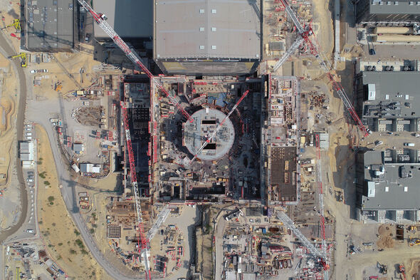 The construction of the Tokamak. Photo | ITER