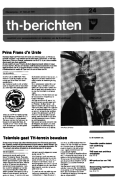 Voorzijde van magazine: TH berichten 24 - 27 februari 1981