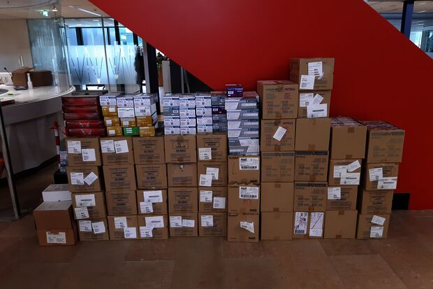 TU/e labs donate supplies to health care workers